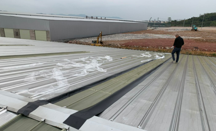 翁源厂房屋面防水维修案例